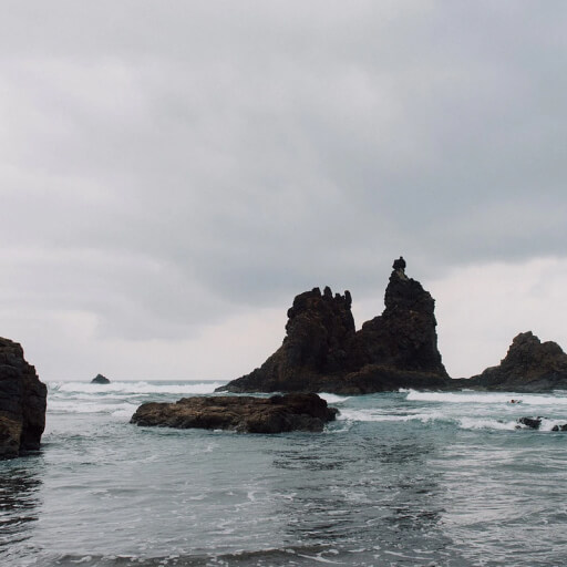 Rocks in the sea