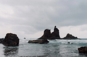 Rocks in the sea