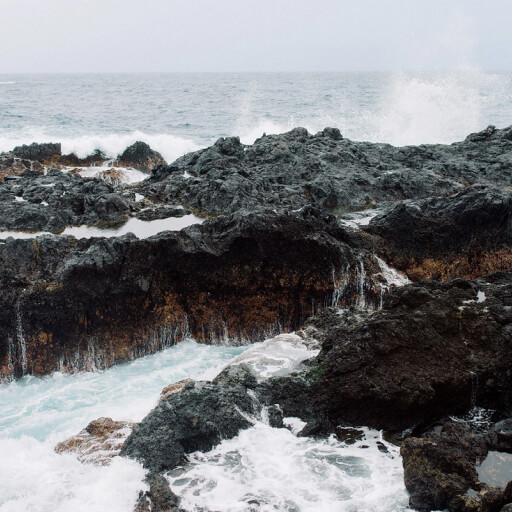 Rocks in the sea